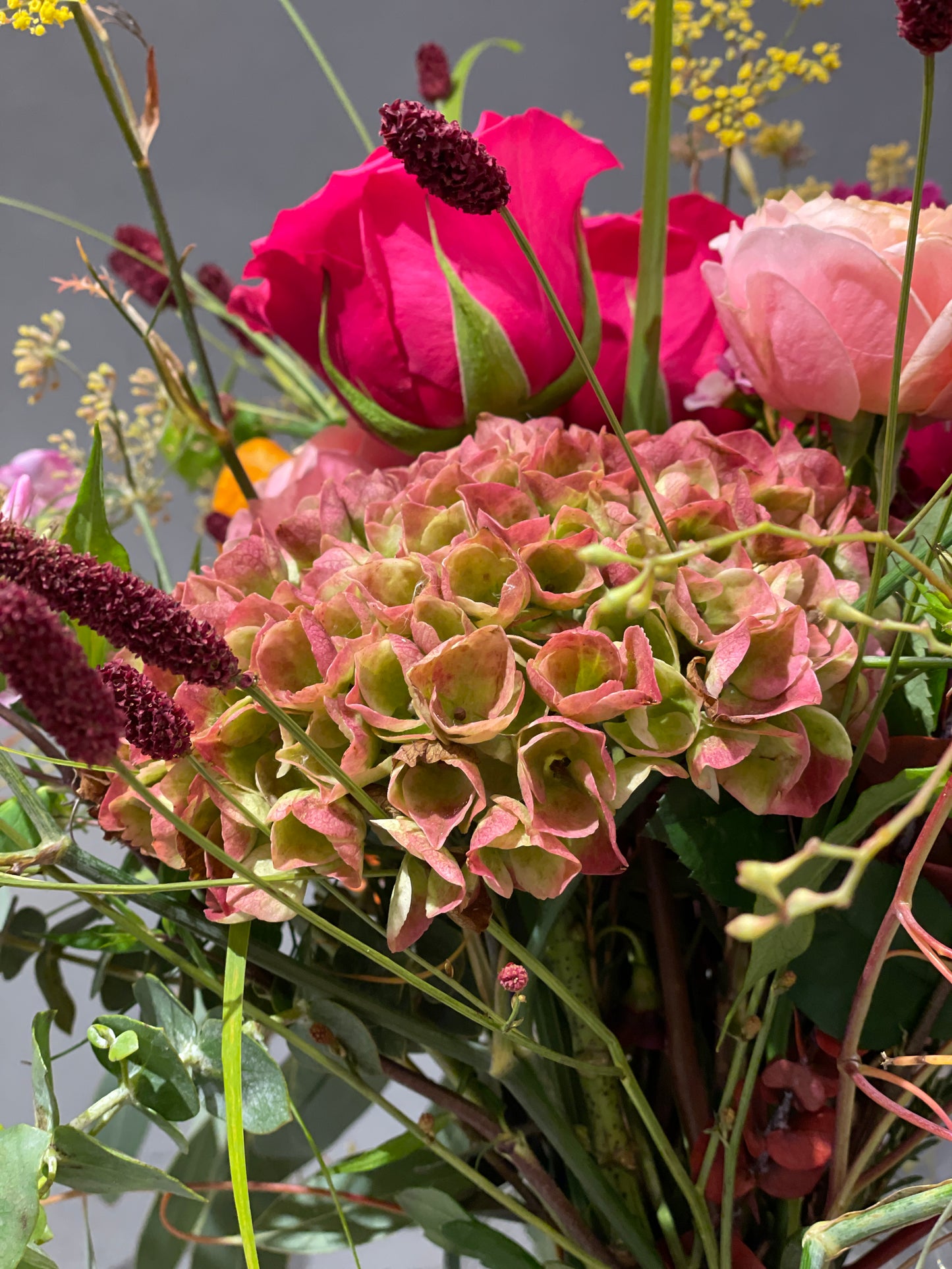 Thick late summer bouquet